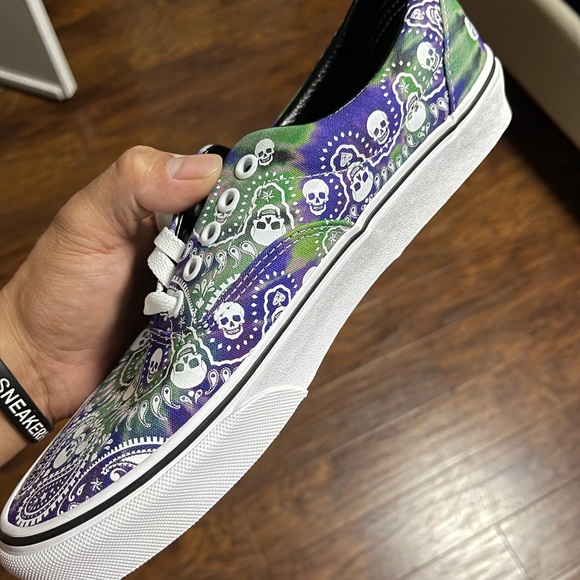 Vans Era Bandana Tie Dye Purple Canvas size 9.5 brand new - Picture 4 of 9